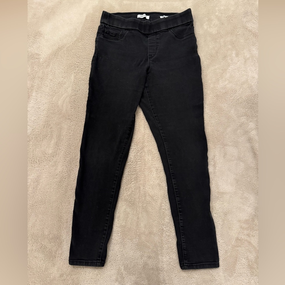 Nine West Women's Black Heidi Pull-on Skinny Jeans